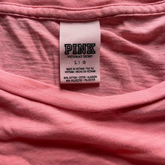 PINK V/S Bright Orange Sleep Top Size Large - Picture 7 of 11